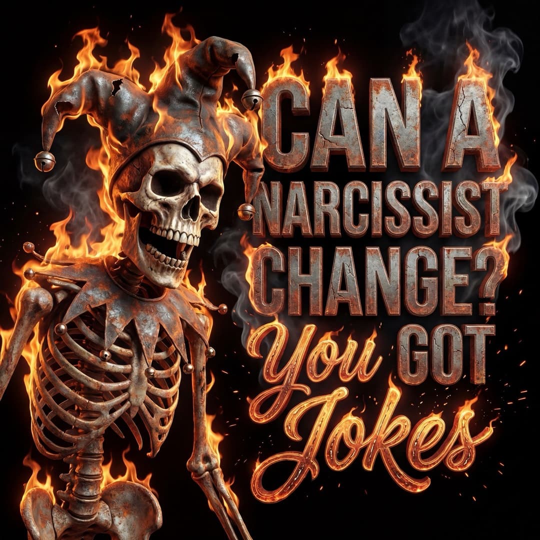 Can a Narcissist Change? You Got Jokes Jester Skull