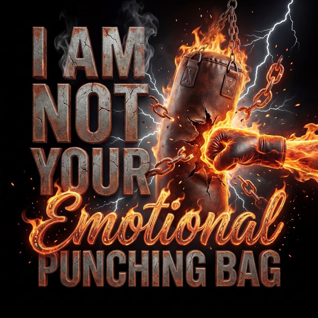 I Am Not Your Emotional Punching Bag Lightning
