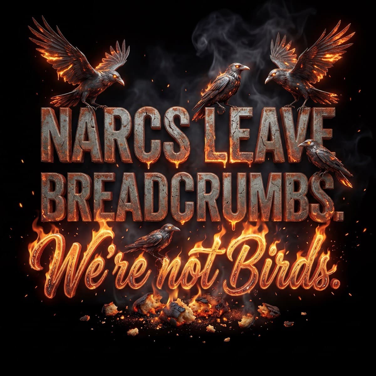 Narcs Leave Breadcrumbs. We're Not Birds.