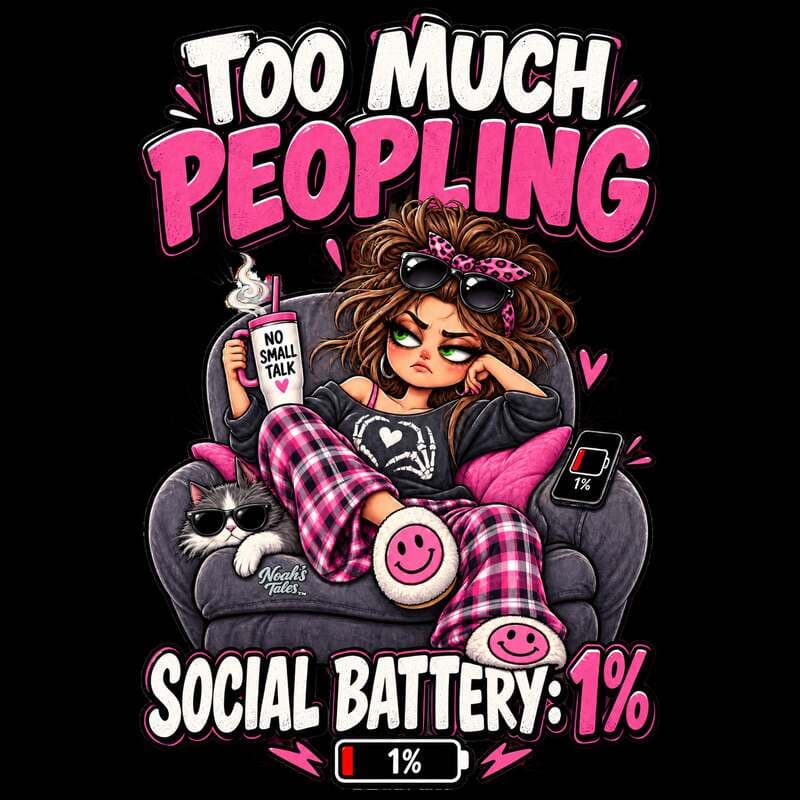 Too Much Peopling, Social Battery: 1%
