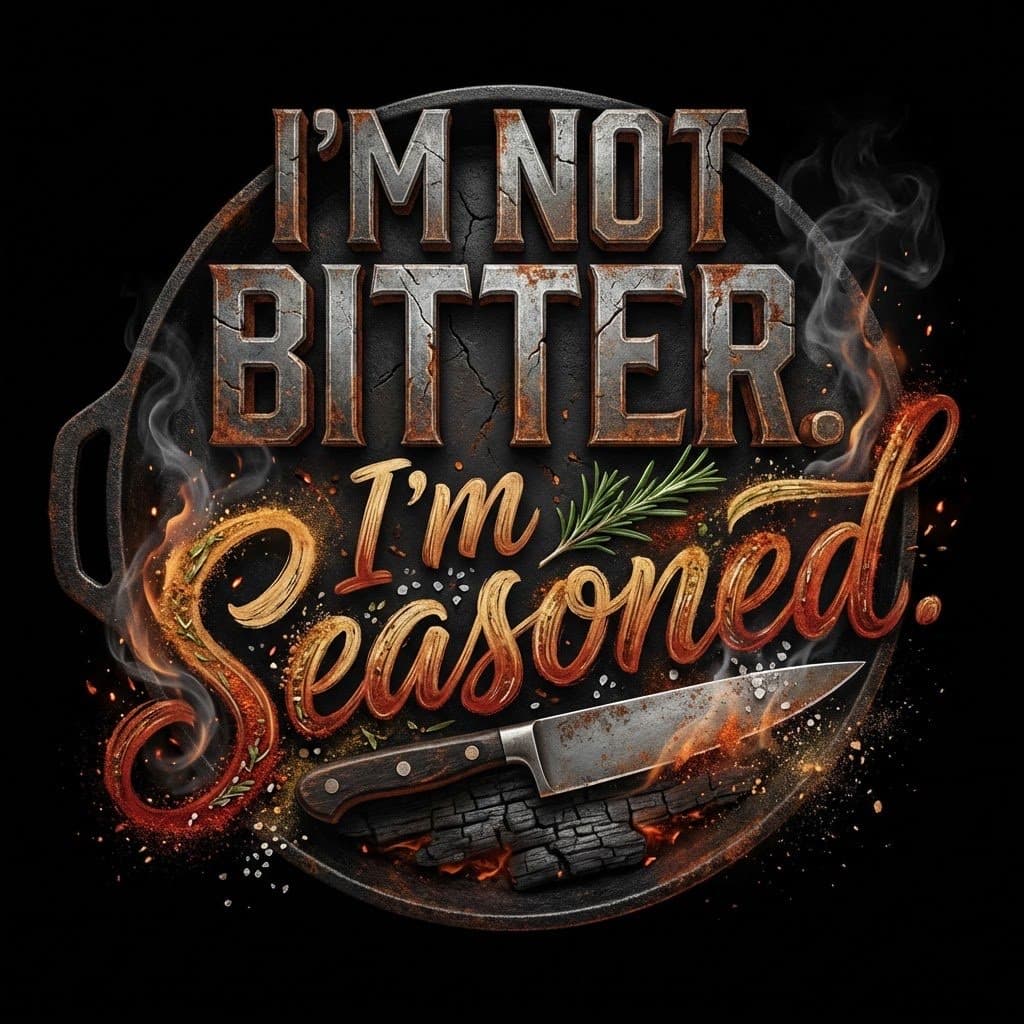 I'm Not Bitter, I'm Seasoned